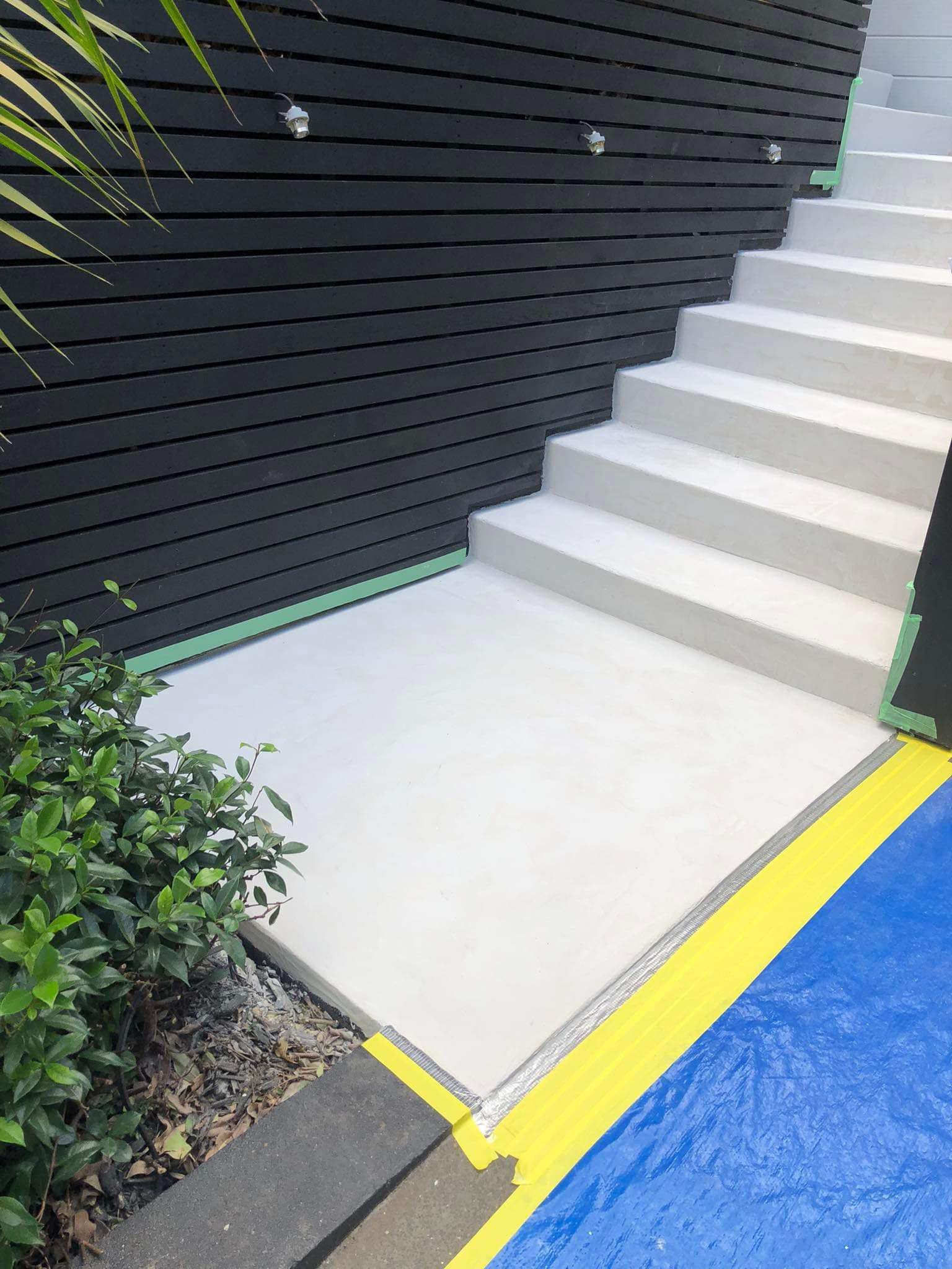 Outdoor Staircase – Screeded and Textured for Safety